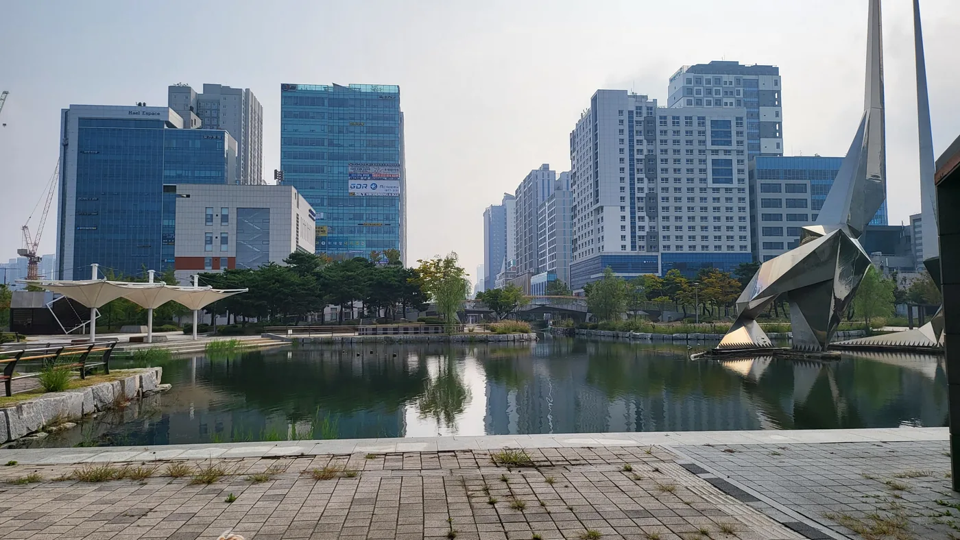 청라 상업지구 전경